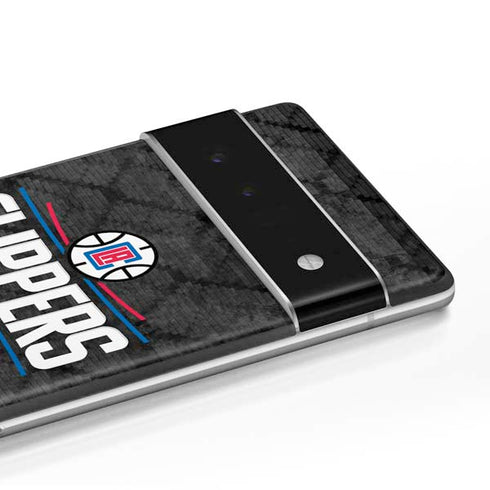 NBA Los Angeles Clippers Black Rust Google Pixel 6 Pro Skin